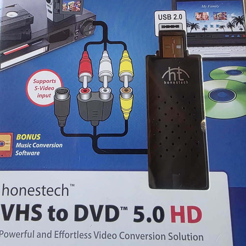 Honestech VHS to DVD 5.0 HD Powerful Effortless Music Video Conversion Solution